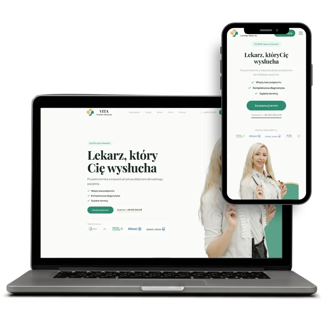 Klinika Medyczna - mockup